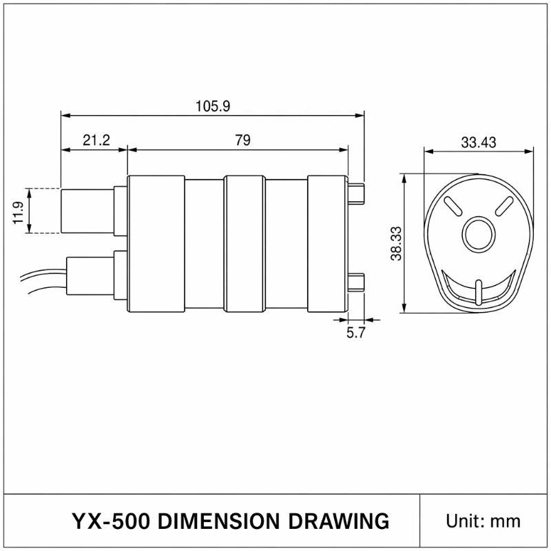 1000L/H 12V Submersible Multifunctional High Flow Three Wire Water Pump Fit For Garden Sprinklers Lawn Motorhome