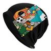 Mark Evans Bonnet Hats Hip Hop Outdoor Skullies Beanies Hat Inazumas Elevens Soccer Anime for Unisex Women Warm Thermal Elastic Cap