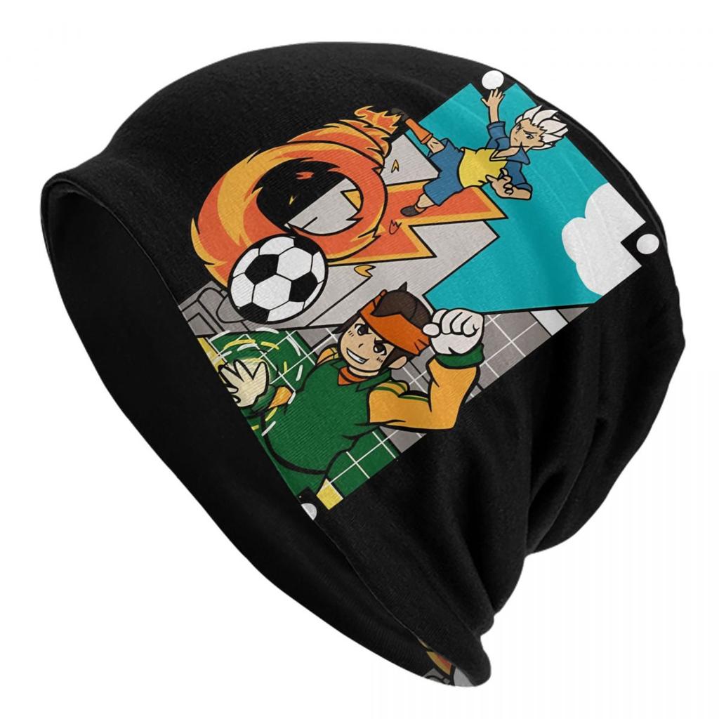Mark Evans Bonnet Hats Hip Hop Outdoor Skullies Beanies Hat Inazumas Elevens Soccer Anime for Unisex Women Warm Thermal Elastic Cap