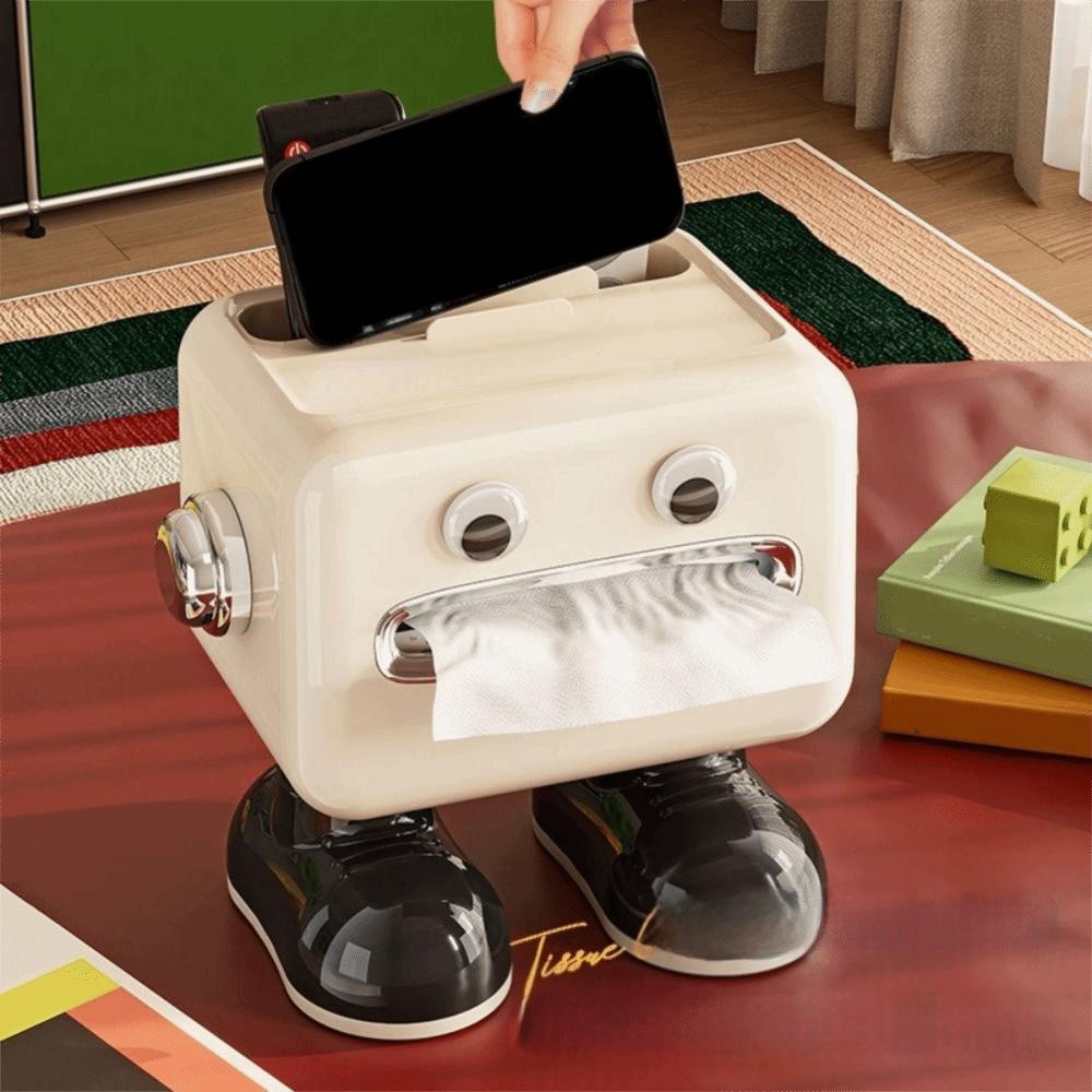 Cute Cartoon Tissue Box Large Capacity Napkin Storage Box Napkin Holder  Living Room