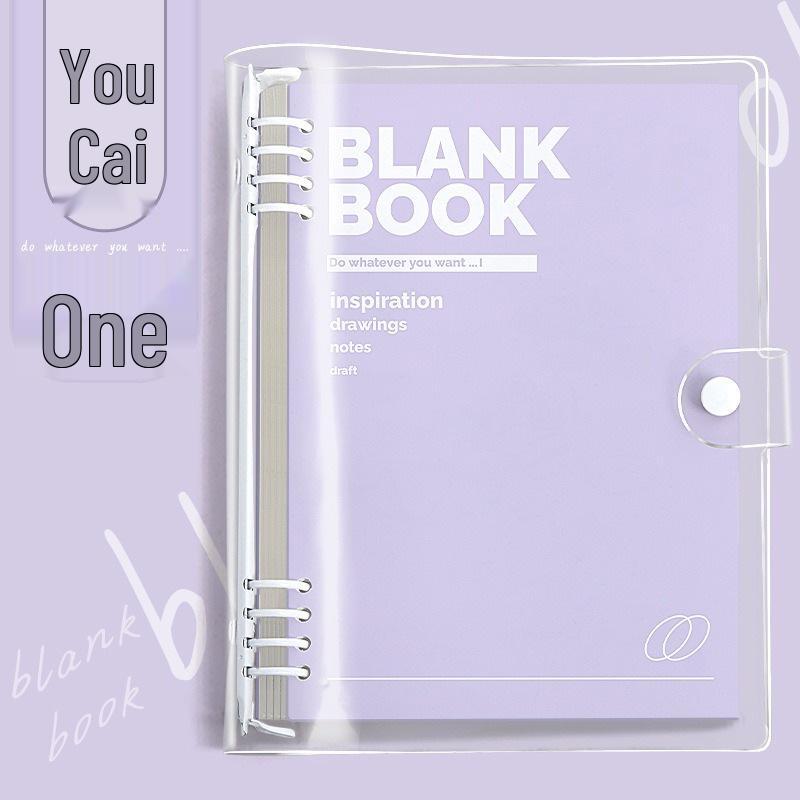 Stylish B5 Ring Binder Notebook with Detachable Coil, Thick Pages, Ideal for Students