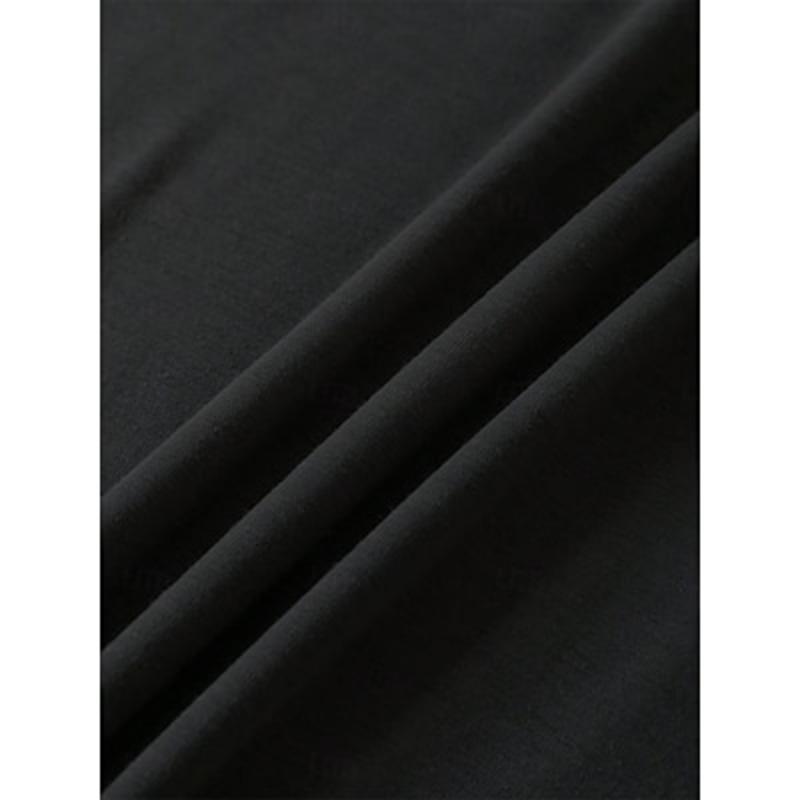 Dámské tričko s potiskem kočky 100% bavlna Tričko Denní móda Základní Dlouhý rukáv Černé Jaro & Podzim