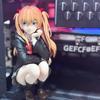 Limited Edition Evangelion Asuka Squatting Pose Anime Figure Ornament Gift