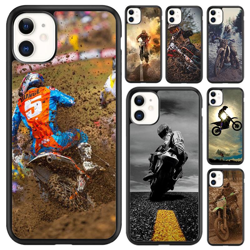Moto Cross Motorcycle Sports Phone Case For iPhone 17 Air 16 16e 15 14 plus 11 12 13 pro max Shell Cover coque