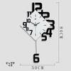 Wall Clock with Continuous Second Slim Cute and Simple Canvas Perfect for Living or Any Room Stylish, Silent, Battery-operated Hand. Design, Style,