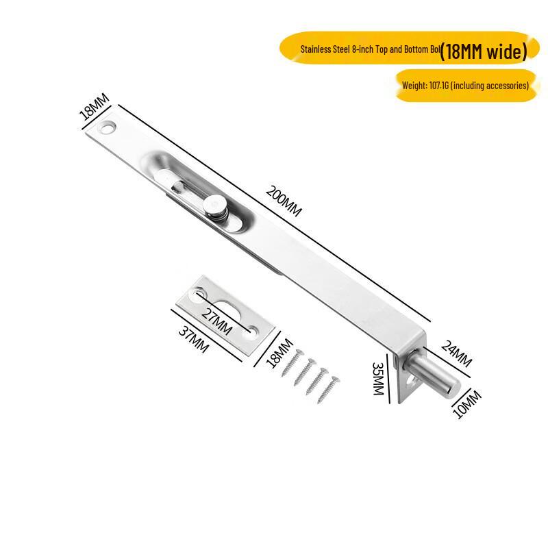 Stainless Steel Concealed Door Bolt
