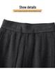 Ankola Women's Red Wool Wide-Leg Pants - New 2024 Autumn/Winter Collection