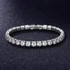 Influencer Live Stream Hot Selling Fire Color Zircon Bracelet for Women - Imitation Moissanite Star Style