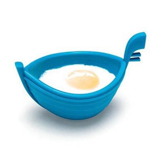 

Sturdy Food Grade DIY Egg Non-sticky High Temperature Resistant Egg Poacher Kitchen Gadget Egg Mold