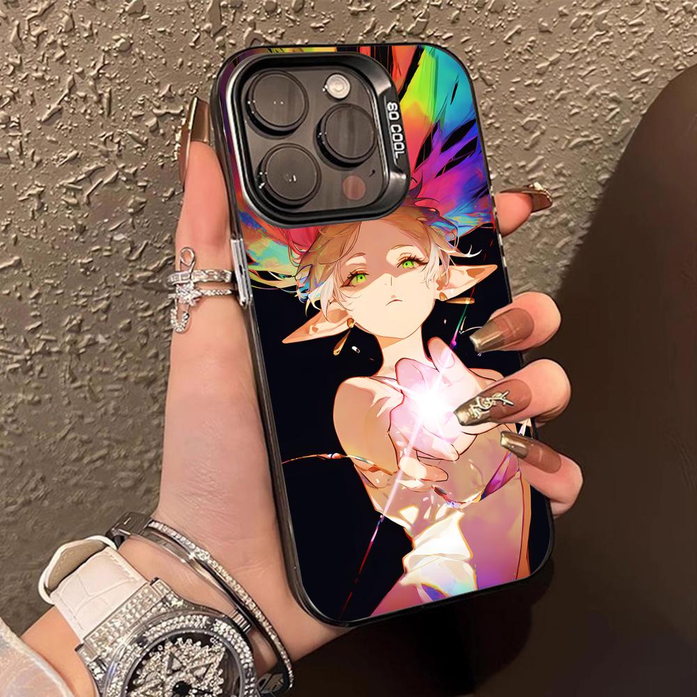 Frieren Anime Mobile Phone Case for iPhone 17 16 15 14 13 12 11 X XR XS 8 7 Pro Max Plus Translucent Colour Protective Pretty