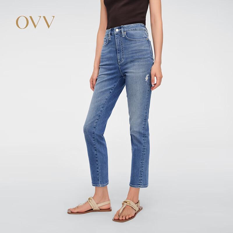 OVV Women s Italian Fabric Ankle Pencil Jeans 26