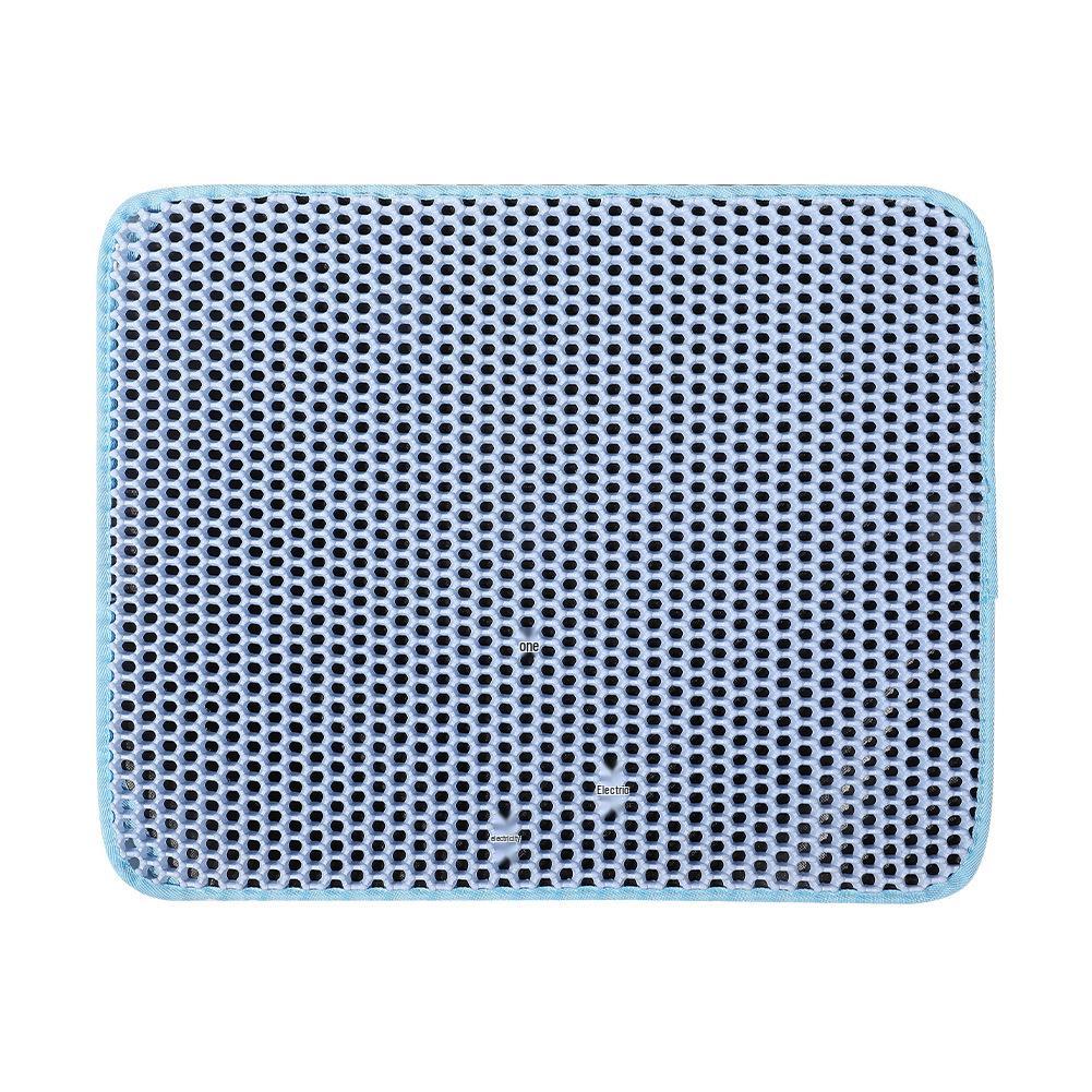 Eva Cat Litter Mat - Double Layer, Anti-Tracking, Washable, Extra Large, Sand Control, Pet Supplies.