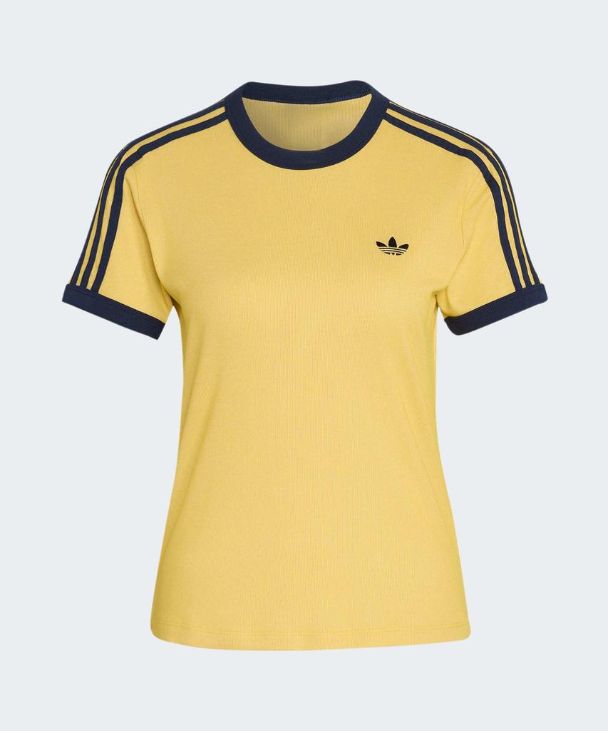 ADIDAS 3-Stripe Heather Cali Tee - Warm Vanilla: Bold Gold / Ks9990