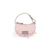 [Matinkim] HALF SHIRRING RIBBON CHARM IN LIGHT PINK