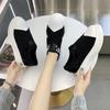 New fashion versatile 2025 flying woven breathable round head low heel elastic cloth casual women's shoes comfortable and versatile