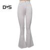 Jeans a Zampa da Donna Elasticizzati Bootcut a Campana Pantaloni Denim a Vita Alta Slimming Jeans con Tasche