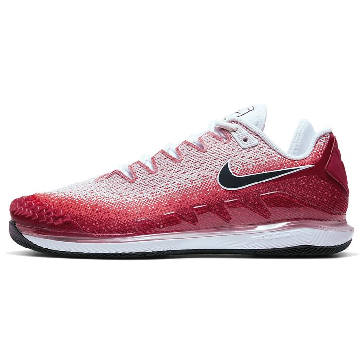 New Nike Court Air Zoom Vapor X Knit Hc 'Crimson Gym Red' AR0496-600