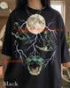 Crocodile Alligator Full Moon Lightning Storm Comfort Colors® Tshirt, Reptile Lover Predator Wildlife Nature Vintage Bootleg Tee
