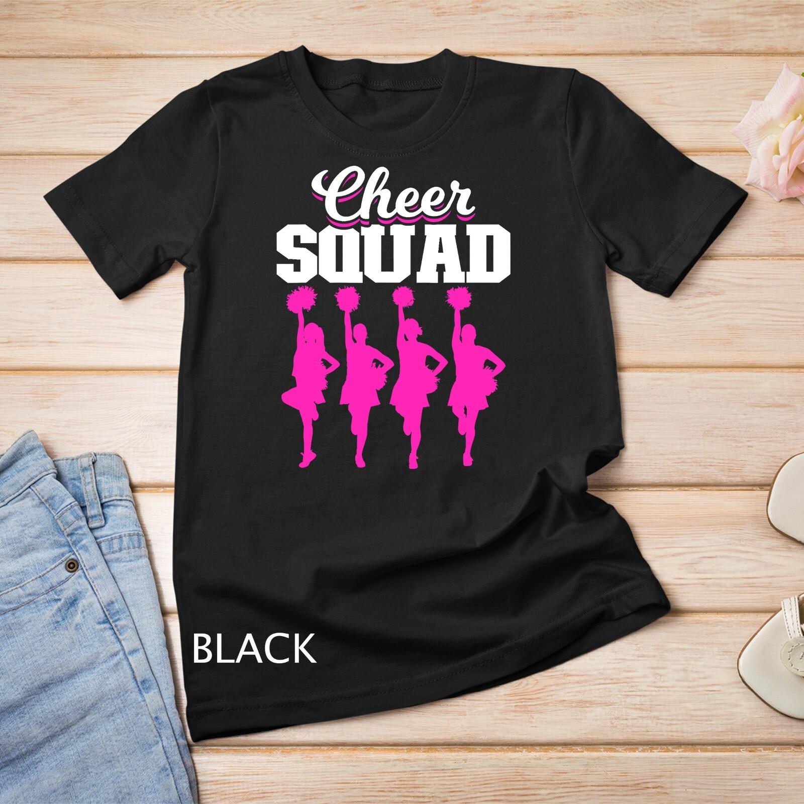 Cheer Squad Cheering Cheer Team Cheerleader Cheerleading Unisex T-Shirt Mens Womens Tees Top 4XL