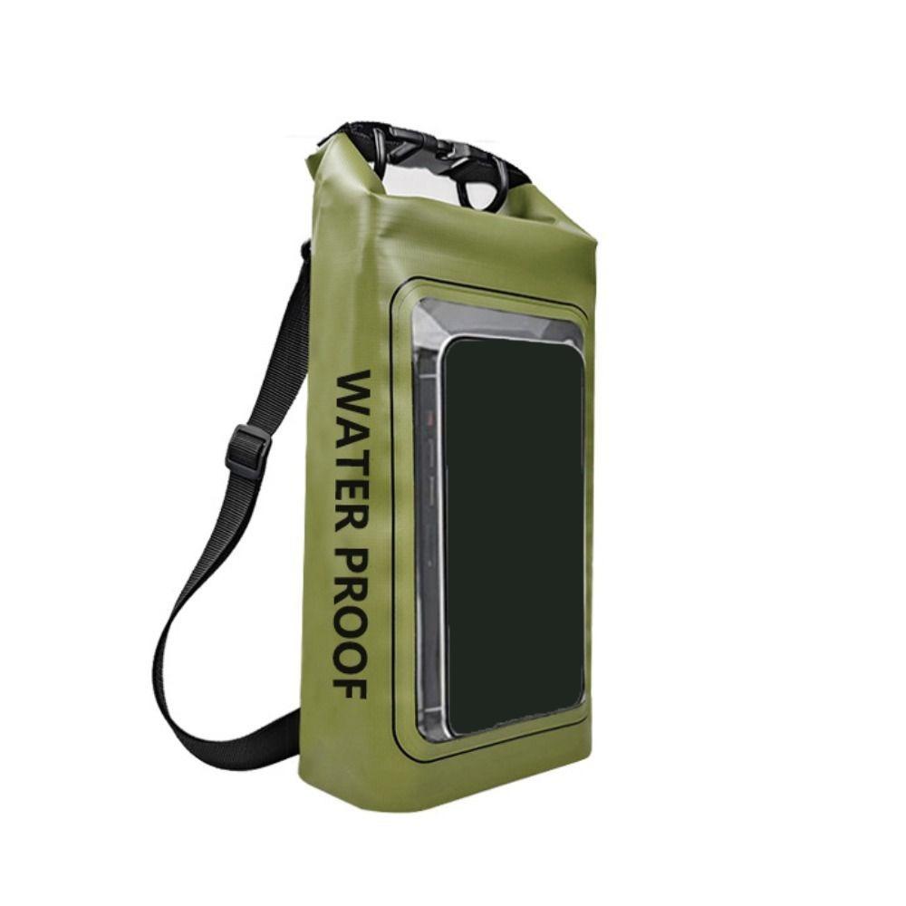 Phone Bag Swimming Waterproof Bag 2L Mobile Phone Waterproof Bag Swimming Storage Bag Diving зелёный