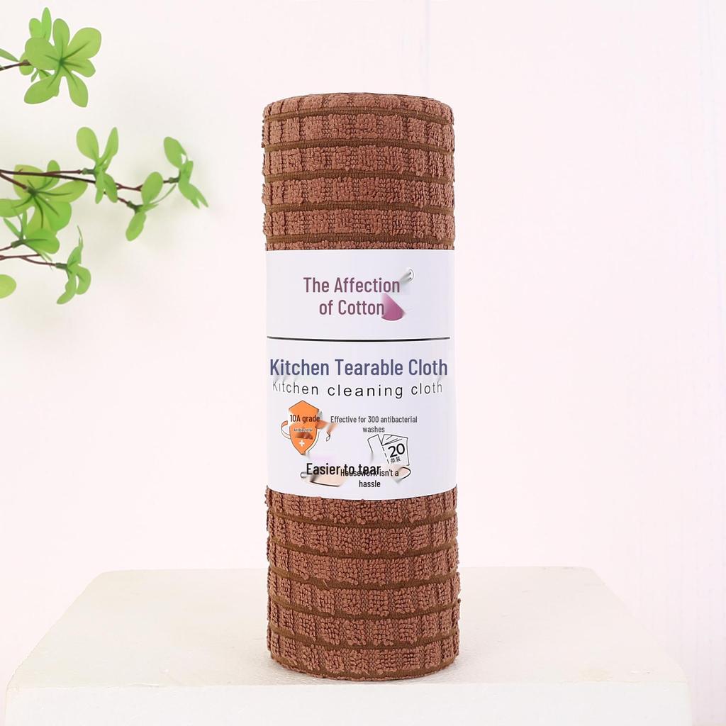 Professional Lint-Free Oil-Repellent Dishcloths - Weekly Disposable for Home, Office, Dorm