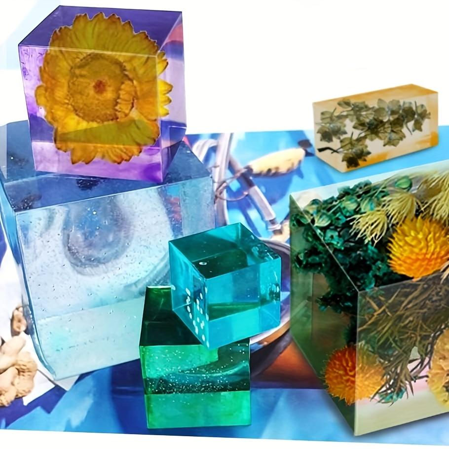 8 pcs Silicone Molds for Preserved Flower Specimens and Miniature Scene Decorations DIY Creative Resin Silicone Molds