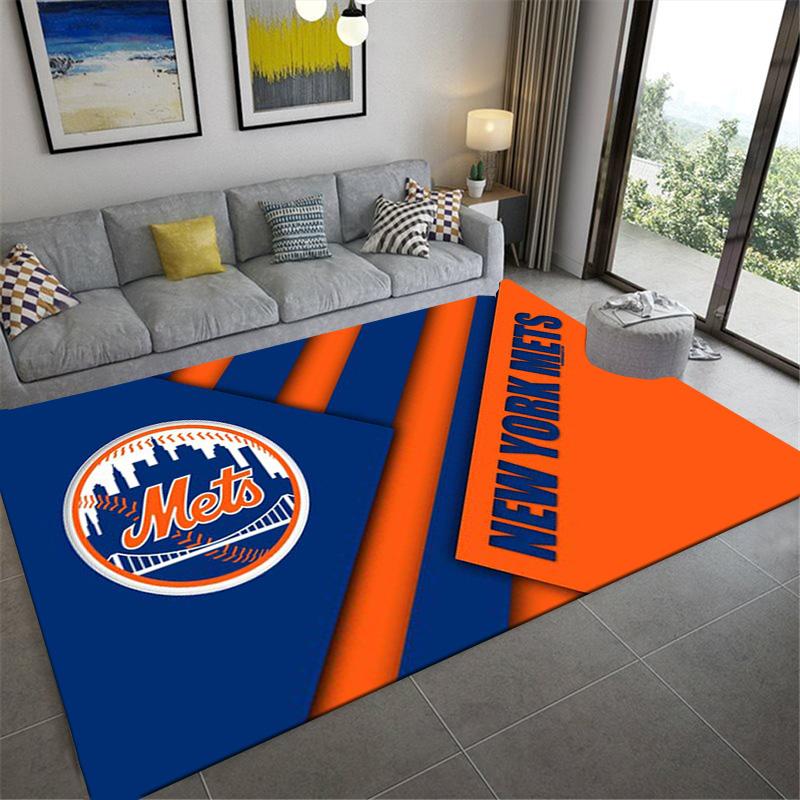 New York Mets Carpet Rug for Living Room Bedroom Home Sofa Decoration,Kids Play Non-slip Floor Mat