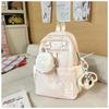 Japanese Ins Wind Star Backpack High Value Sweet Girl Backpack Large Capacity Light Student Backpack