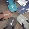 Slippers men's summer new flip-flops men's non-slip rubber slippers beach pinch cold slippers