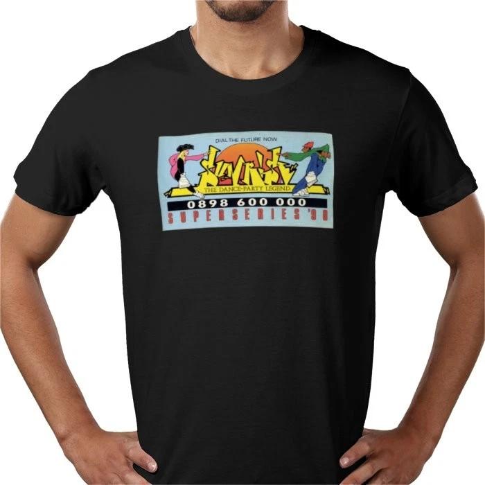 

Sunrise rave flyer old skool dance 1990 Fantazia retro art T shirt tee UK XL