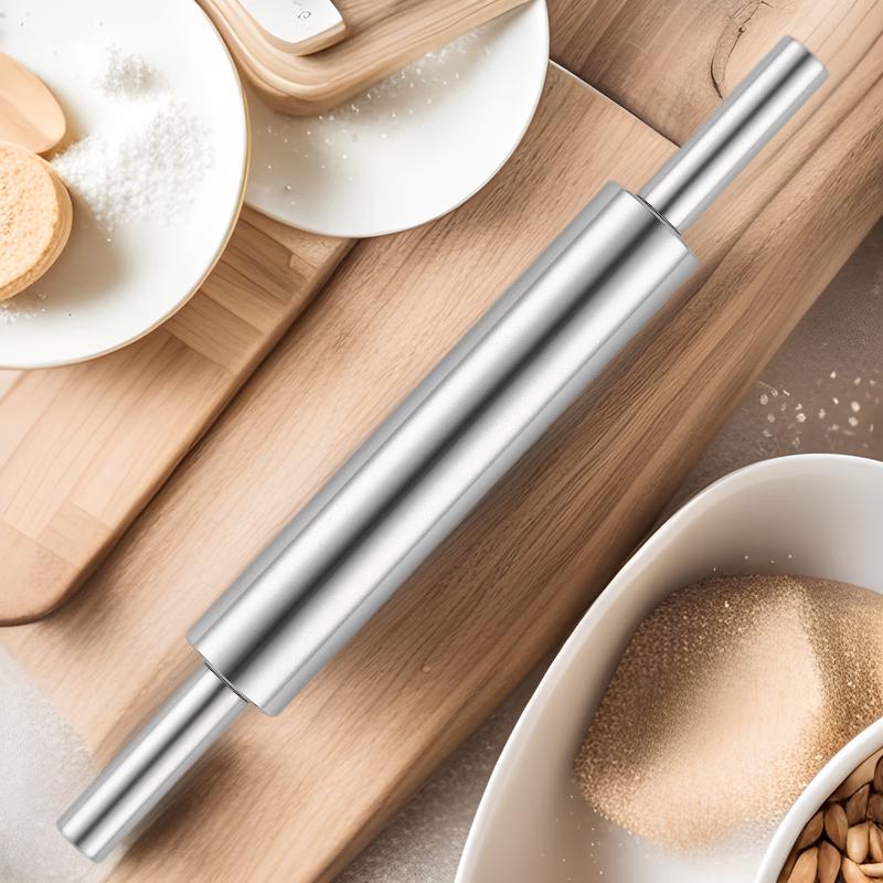 Seamless Stainless Steel Rolling Pin