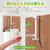 GAGUIUP Foldable Door Clothes Slim Hanger, Rack, Scratch-Resistant, Space-Saving, Design, Breathable, Door-Mounted Storage.