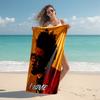 Personalized customized proof beach towel with The Weeknd pattern - soft, absorbent,quick-drying,perfect swimming,camping&bathing