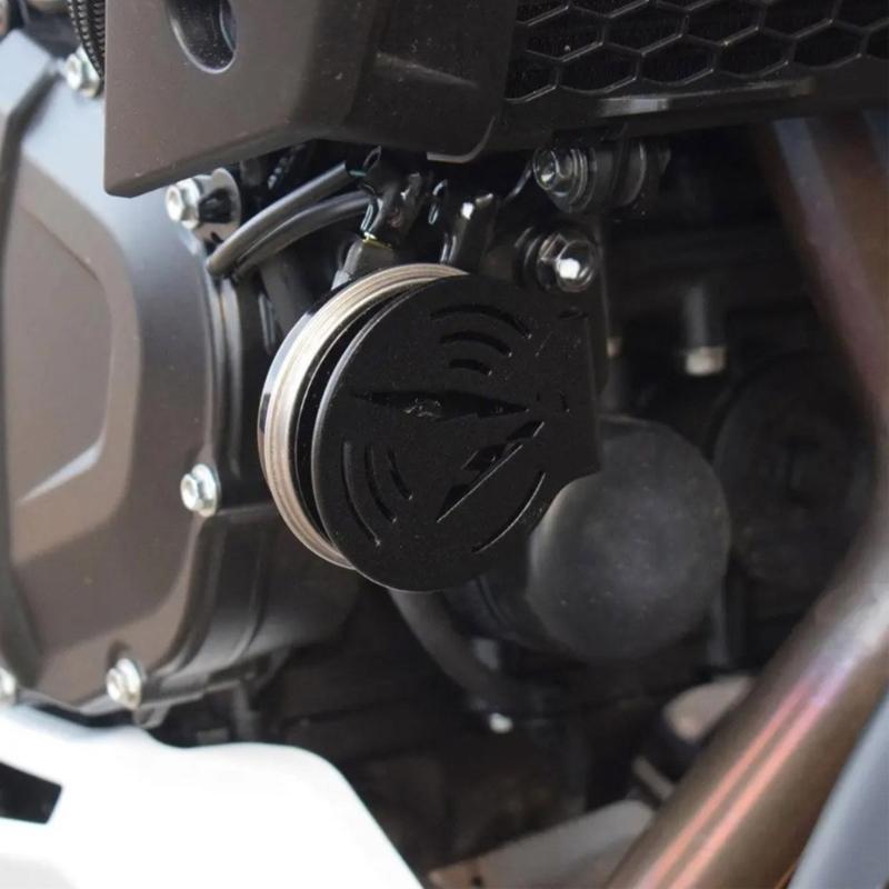 Motorcycle Horn Guard Protective Cover Simple Installation Accessory for Enthusiasts Daily Rides Tours Easy Maintenance