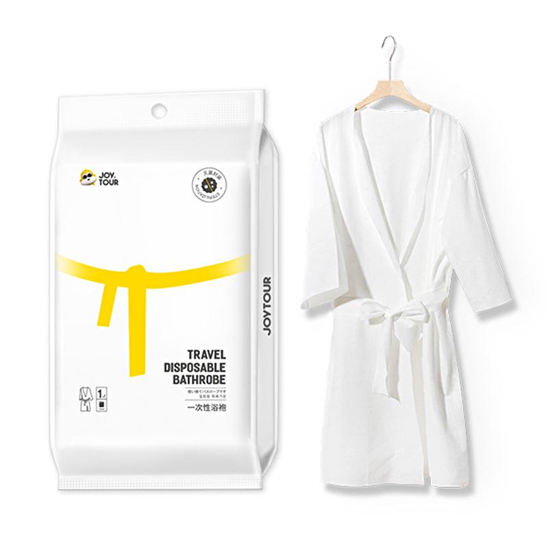 1 ks K pokožce šetrný měkký jednorázový župan cestovní bez parfemace domácí ne dusný koupací centra bílý pohodlná délka 100 cm