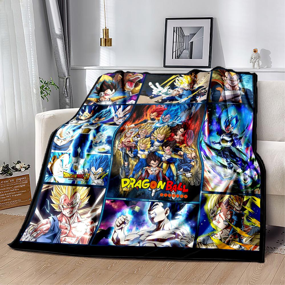 Dragon Ball Characters Blankets Are Suitable for Living Rooms,making Them an Ideal Choice for Outdoor Travel and Gifts.