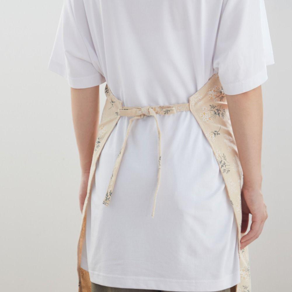 Breathable Kitchen Cooking Apron Anti-fouling Gardening Work Uniform Florist Apron Florist Work