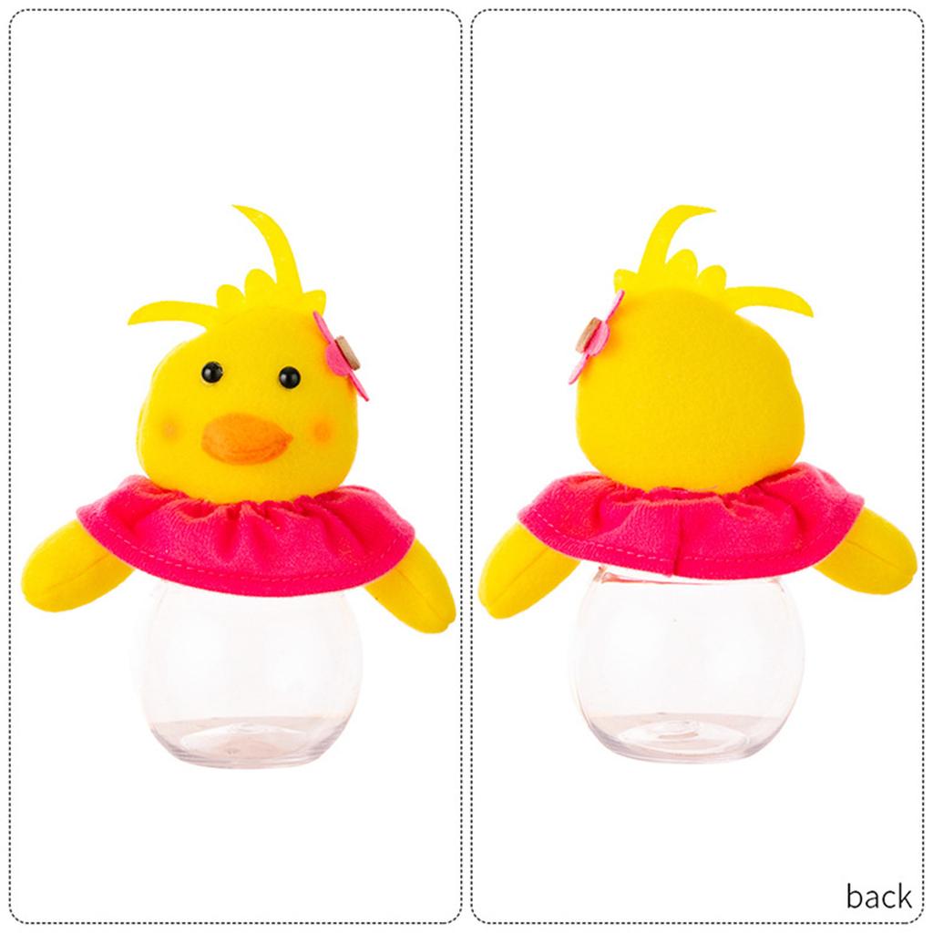 Transparent Easter Candy Box Candy Holder with Lid for Easter Celebrations Versatile Decoration for Various Gatherings