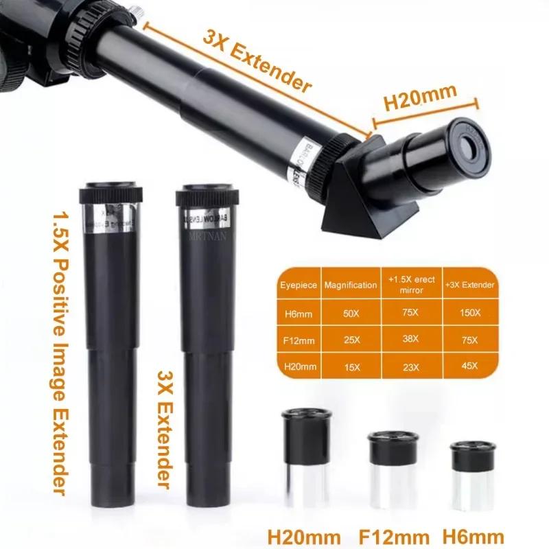 150X Astronomical Telescope , 70mm Aperture Refractor Portable Travel Telescope with Phone Adapter Stargazing Moon Hunting