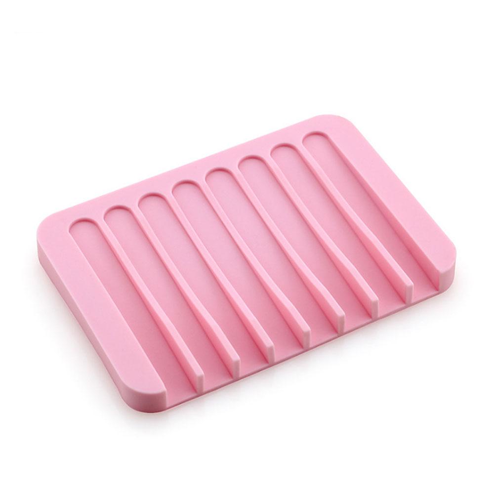 Silicone World Rutschfestes Heimwerker-Silikon, flexibles Badezimmer-Tablett, Seifenkiste, Seifenschalen, Tellerhalter, Tablett, Seifenregal