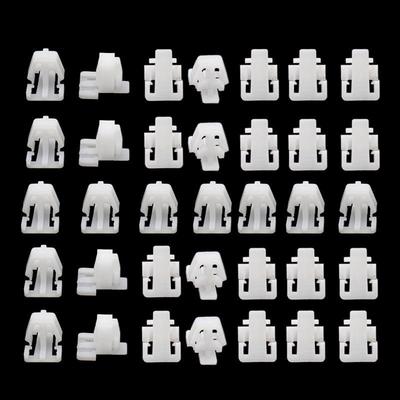 50Pcs White Nylon Car Body Side Molding Clips Retainers Fit for Honda Civic CR-V Pilot Odyssey Auveco A20783 75305S0A003