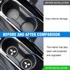 1/2PCS Car Water Cup Mats Silicone Silent Coasters Accessories For Mitsubishi Asx Lancer Outlander l200 Xpander Pajero 4 Montero SL8