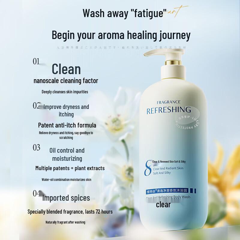 Vitalis Clear & Purifying Fragrance Shower Gel