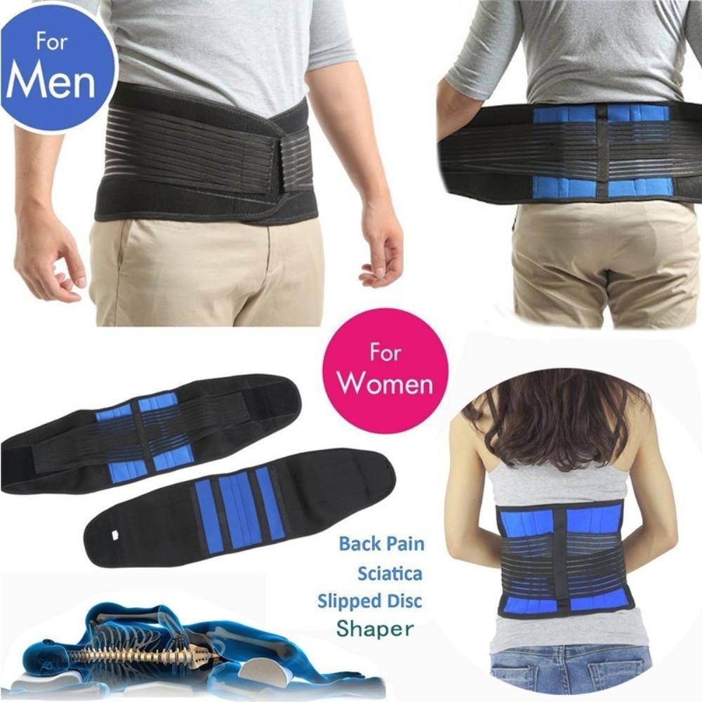 Double Pull Waist Orthopedic Corset Adjustable Waist Trainer Brace  for Women Men