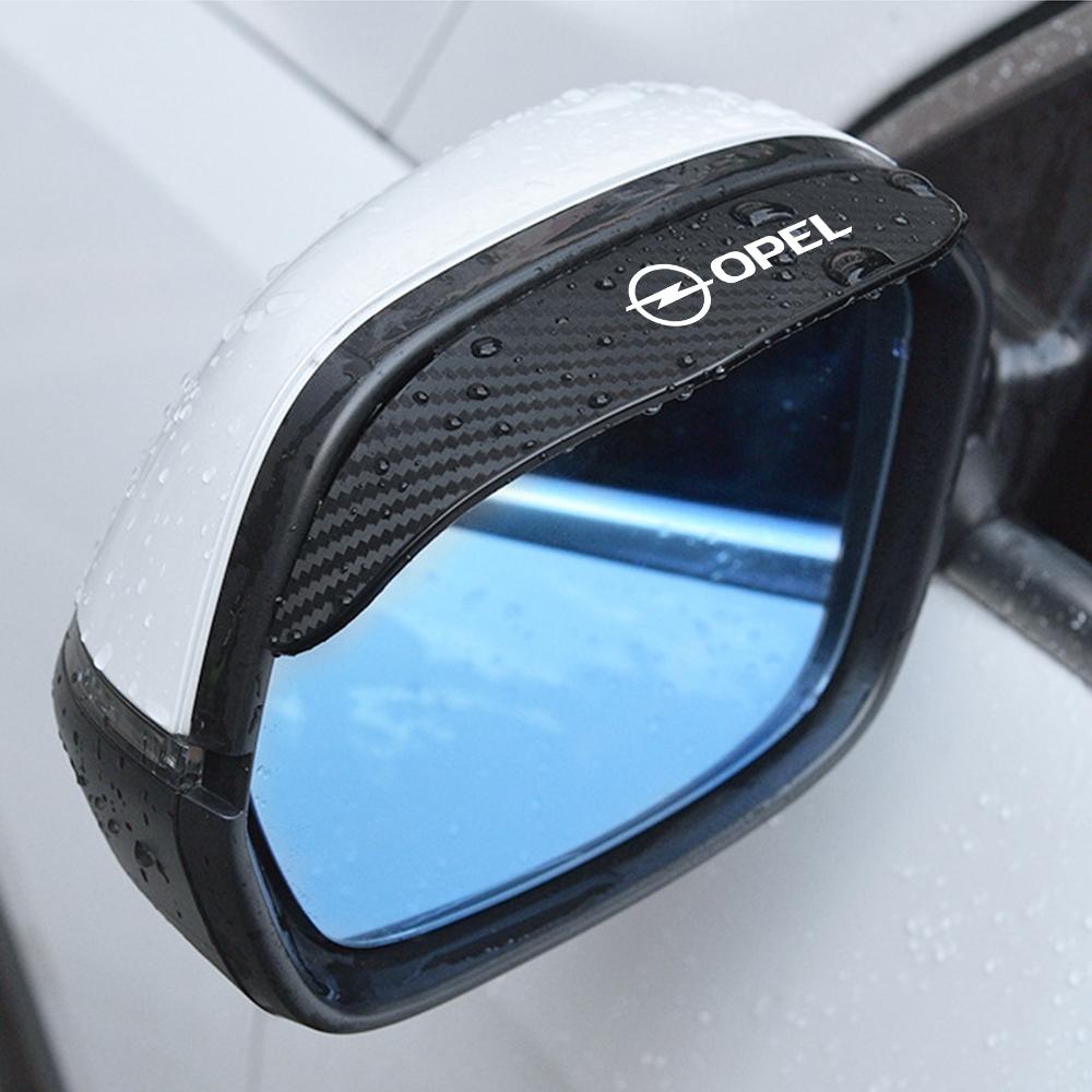 AAAYR1 Soft car rearview mirror Yuqing carbon fiber sticker auto parts modification For Opel Astra H G J Insignia Mokka Zafira Corsa