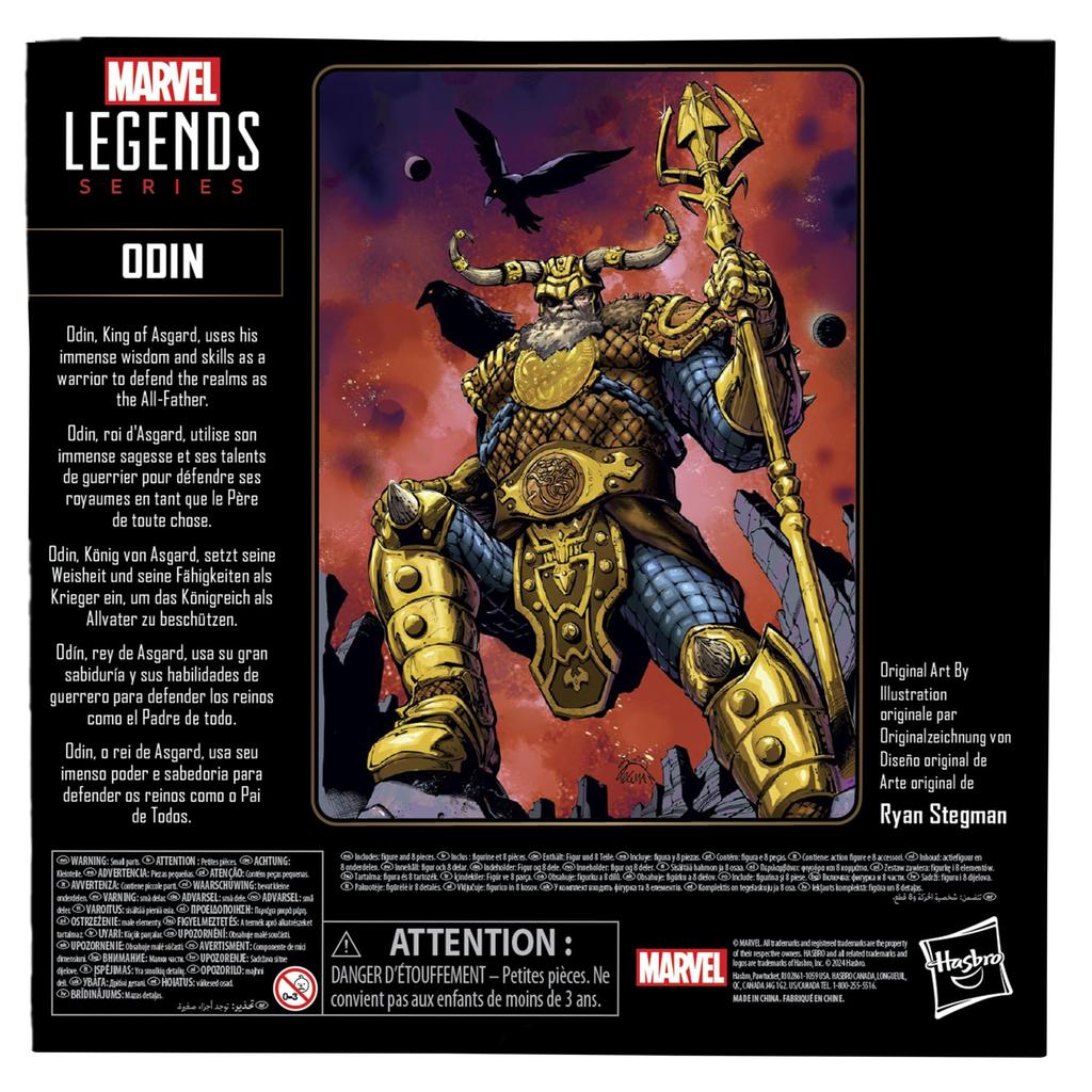 Hasbro Marvel Legends Series Odin, Deluxe Marvel 85th Anniversary Comics Collectible 15cm Scale Action Figure F9116, Authentic