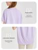 LAHN Women's Ice Silk Quick-Dry Sun Protection Short Sleeve Sports Top