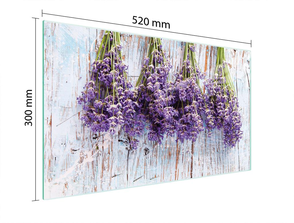 SZKLANA DESKA DO KROJENIA 52x30 LAWENDA