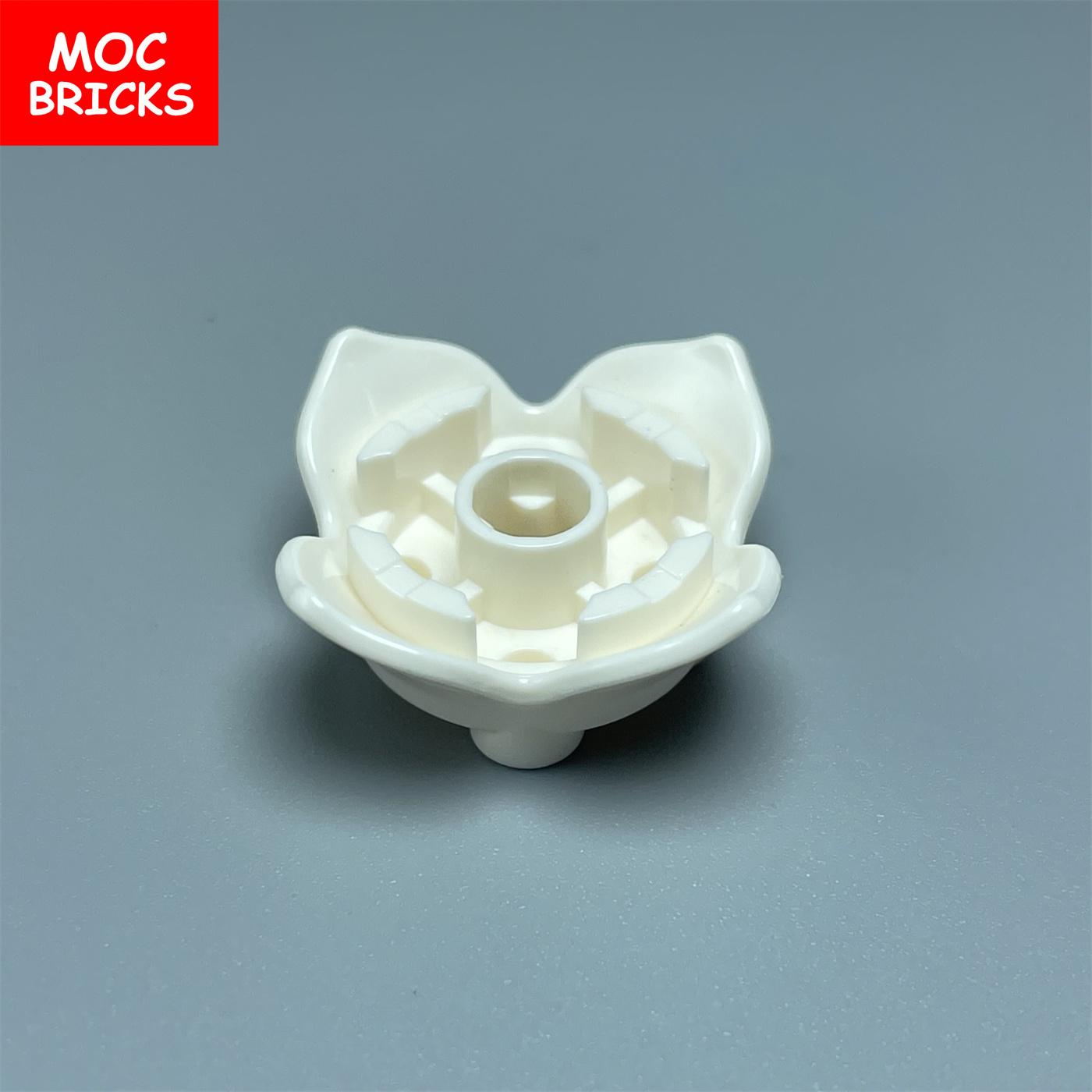 

Non-Toxic 10Pcs/Lot Moc Bricks Plant Flower 4 Petals Compatible Assembles Particles 15469 Building Blocks Parts Story Bulk Model Toys