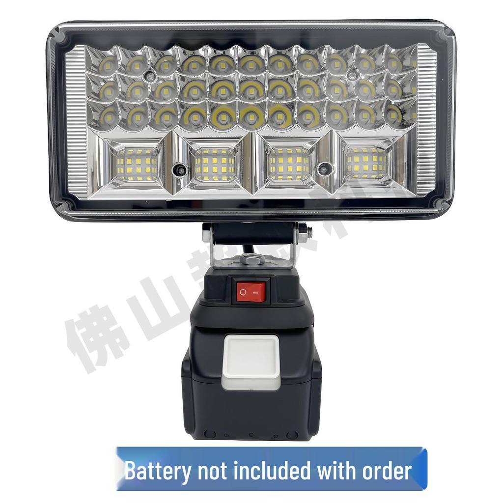18V Makita-Compatible Lithium Work Light with USB Charging for Car Repairs and Emergencies